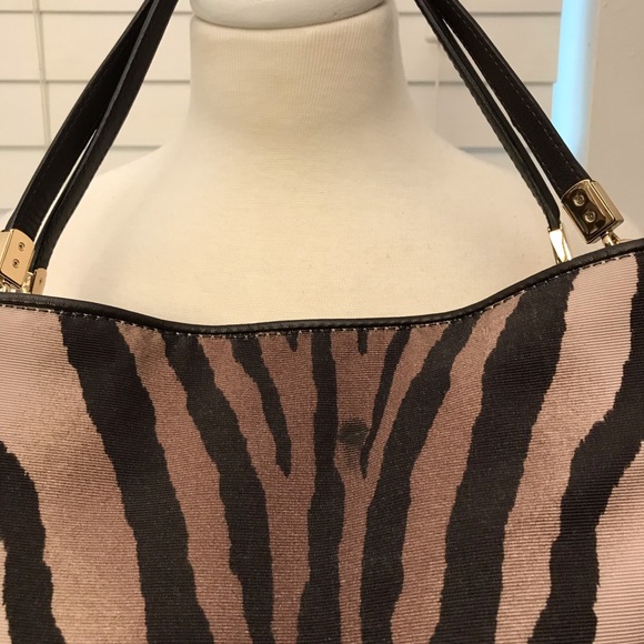 Coach Zebra Print Phoebe Madison Purse Bag - Picture 6 of 9